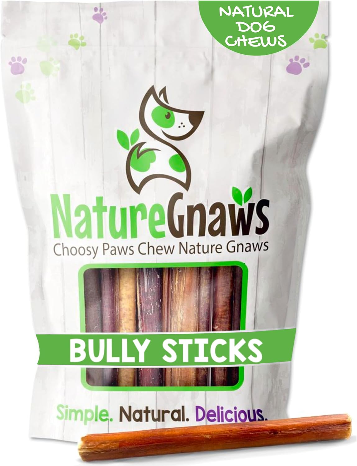 Nature Gnaws Bully Sticks for Dogs