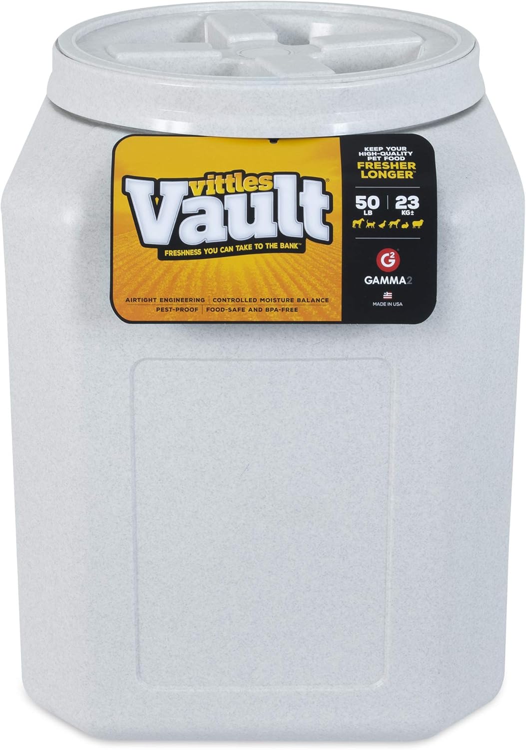 Gamma2 Vittles Vault Pet Food Storage Container Made in USA